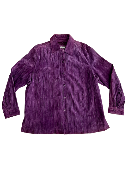Leather Purple Jacket