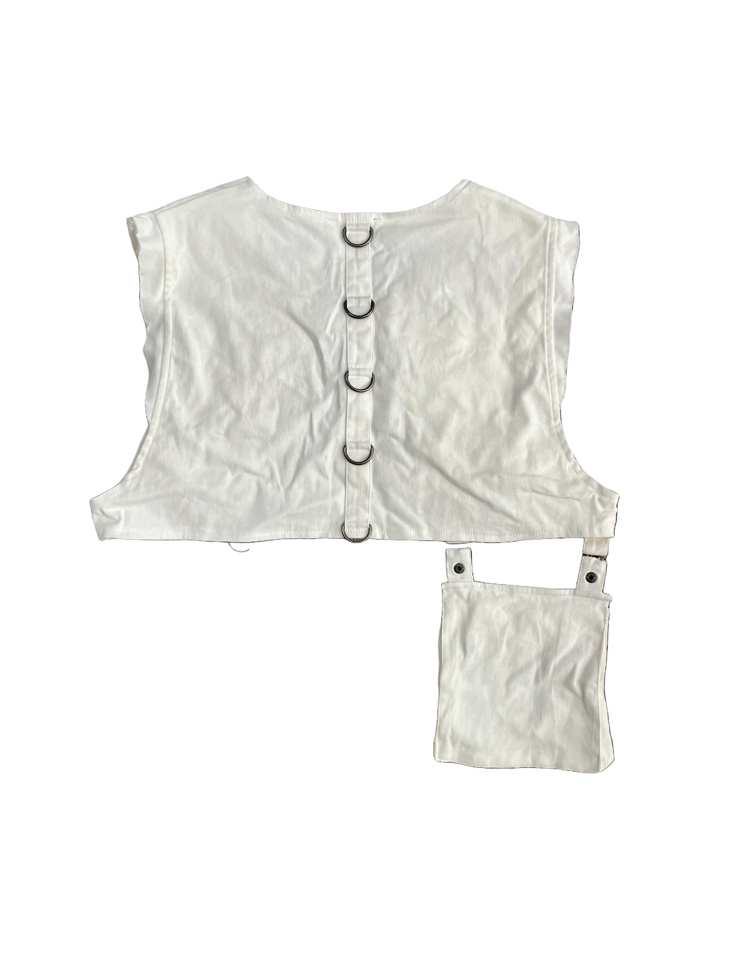 Club Exx Cropped Utility Vest