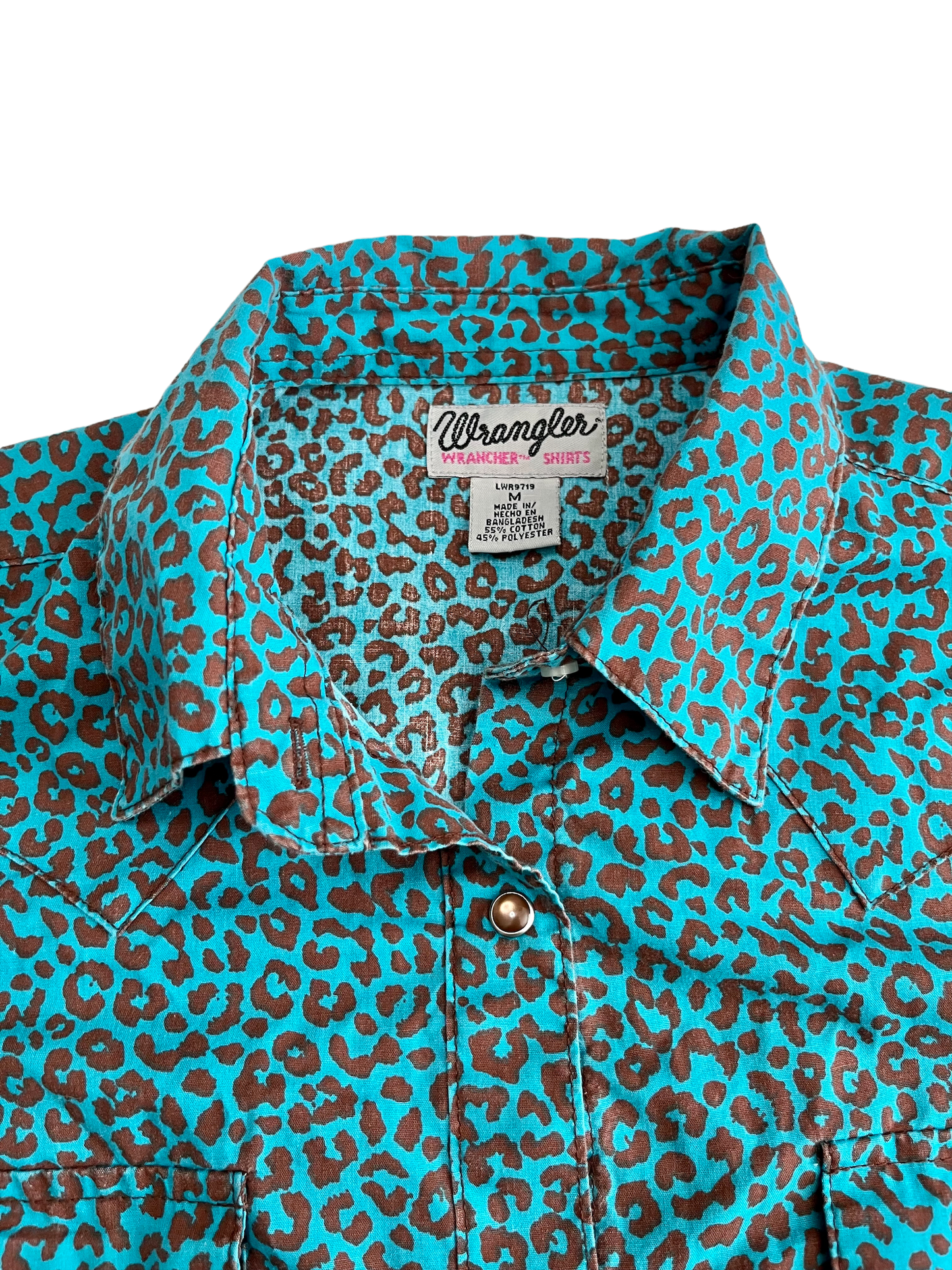 Vintage Wrangler Cheetah Button Down