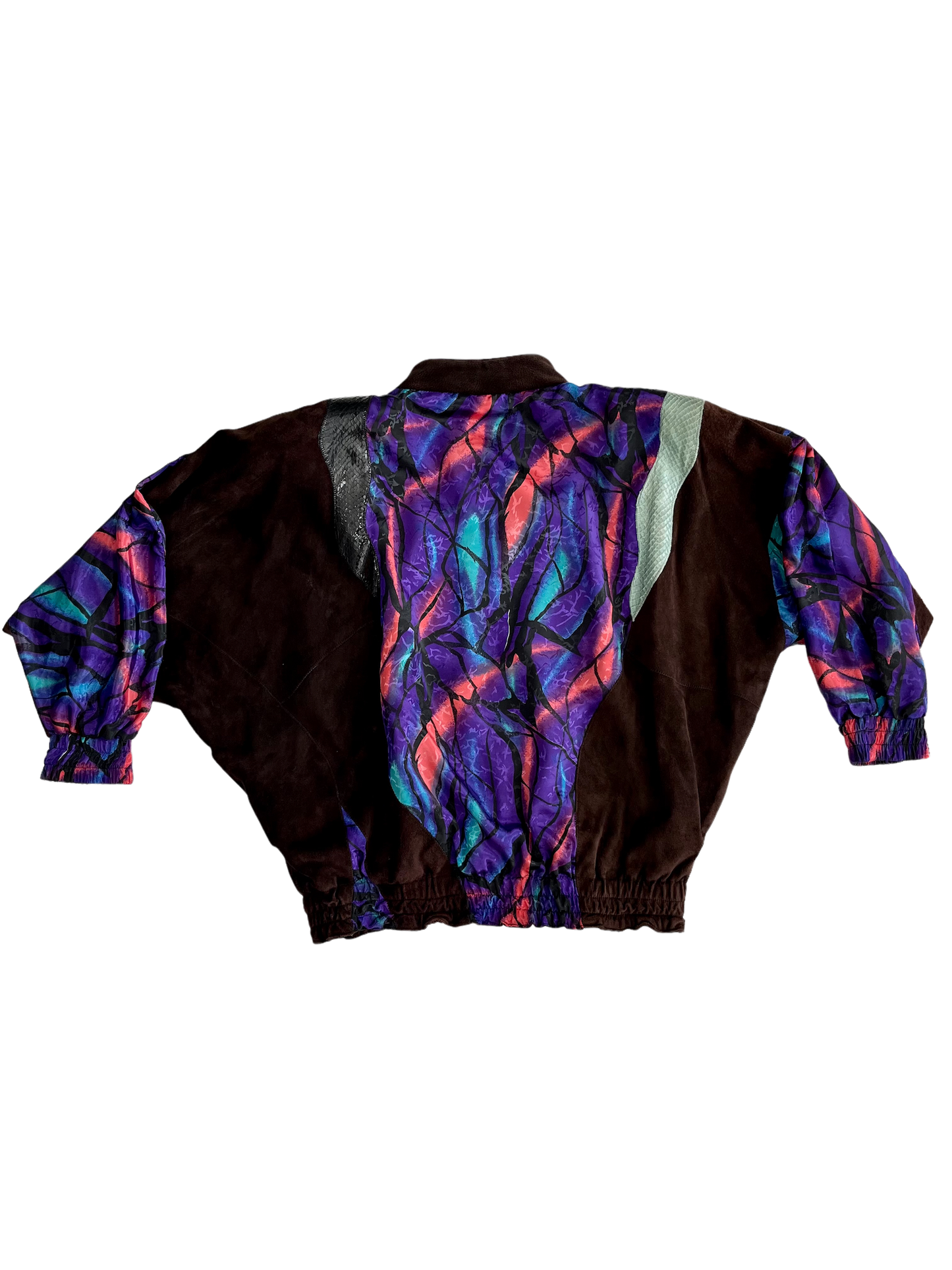 80's Suede Butterfly Bomber
