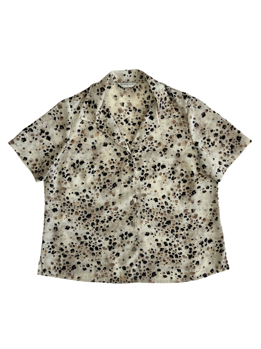 Spotted Cheetah Button Down
