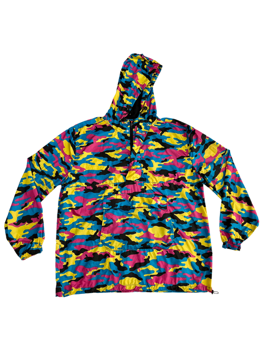 Colorful Camo Windbreaker