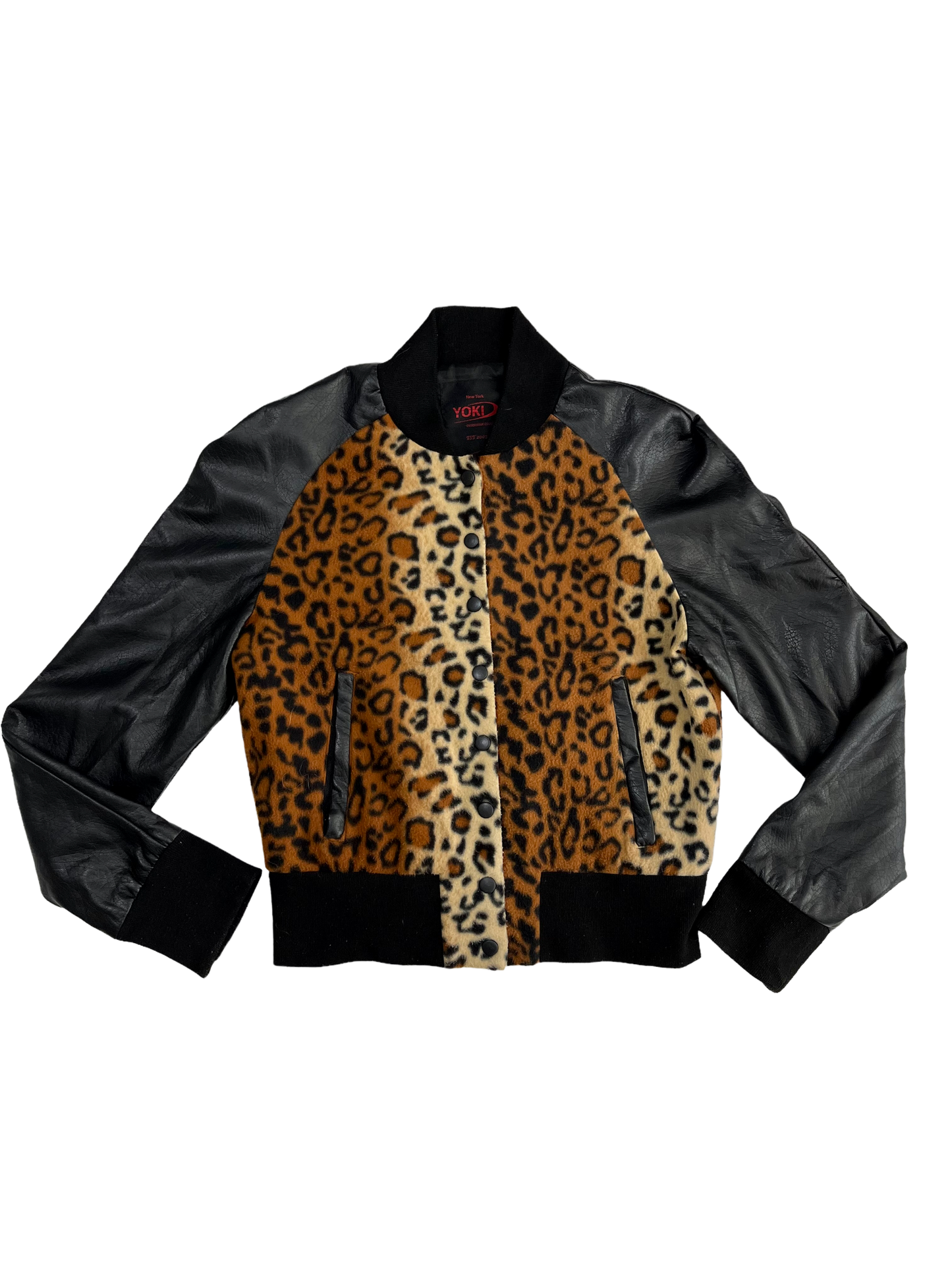 Cheetah & Leather Jacket