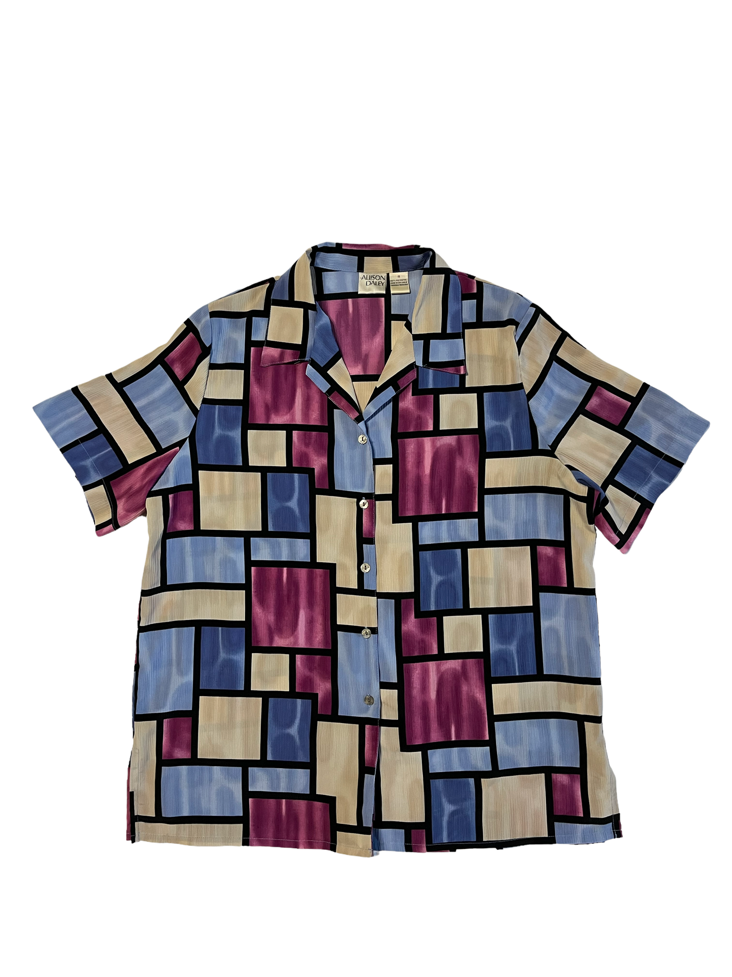 Water Square Button Down